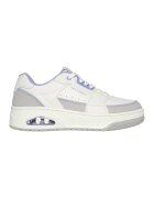 Skechers Pantofi sport de piele Uno Court - Alb/Gri