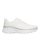 Skechers Pantofi sport de plasa Fashion Fit 2.0 - Alb