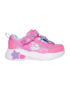 Skechers Pantofi sport demi-wedge cu aspect stralucitor Snuggle - Roz