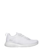 Skechers Pantofi sport din material tricotat Bobs Squad Tough Talk - Alb
