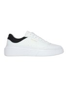 Skechers Pantofi sport din piele ecologica Cordova - Alb/Negru