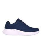 Skechers Pantofi sport din piele ecologica cu detalii texturate - Bleumarin