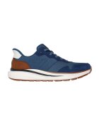 Skechers Pantofi sport din piele ecologica cu garnituri din piele intoarsa Slade Ultra - Albastru