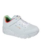 Skechers Pantofi sport din piele ecologica cu inchidere velcro Uno Lite - Alb