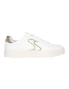 Skechers Pantofi sport din piele ecologica Eden LX - Alb/Auriu