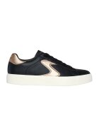 Skechers Pantofi sport din piele ecologica Eden LX - Negru/Auriu rose