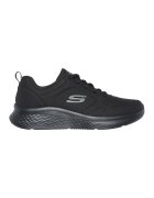 Skechers Pantofi sport din piele ecologica si material textil Skechlite - Negru