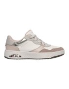 Skechers Pantofi sport din piele ecologica Uno CTL - Maro taupe deschis/Alb murdar/Argintiu