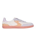 Skechers Pantofi sport din piele Hotshot - Portocaliu persan/Lila/Alb murdar