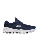 Skechers Pantofi sport din plasa cu logo Glide Step - Bleumarin