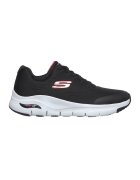 Skechers Pantofi sport din textil cu insertii de material sintetic Arch Fit - Rosu/Alb/Negru