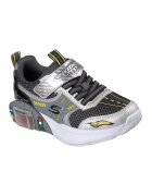 Skechers Pantofi sport Garage cu masinute - Gri/Galben/Argintiu