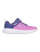 Skechers Pantofi sport Go Run 400 V2 - Trace Track - Albastru inchis/Roz pastel/Alb optic