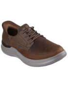 Skechers Pantofi sport Hasting Rory Slip-ins® din piele si piele ecologica - Maro