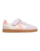 Skechers Pantofi sport Hotshot de piele ecologica cu model colorblock - Alb fildes/Violet deschis/Roz somon