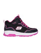 Skechers Pantofi sport impermeabili de plasa cu garnituri de piele ecologica - Negru/Fucsia