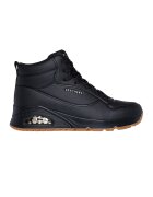 Skechers Pantofi sport inalti de piele ecologica - Negru
