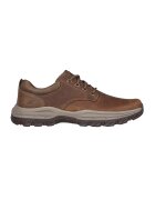 Skechers Pantofi sport Knowlson - Leland din piele si piele ecologica - Maro scortisoara
