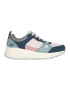 Skechers Pantofi sport low-cut cu segmente din material sintetic - Albastru prafuit/Alb murdar