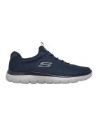 Skechers Pantofi sport low-cut din material textil Corlen - Bleumarin