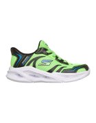 Skechers Pantofi sport Meteor slip-ins cu LED-uri - Negru/Verde lime