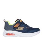 Skechers Pantofi sport Microspec Max Advance Squad din plasa cu velcro - Portocaliu/Bleumarin