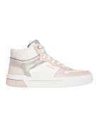 Skechers Pantofi sport mid-cut din piele ecologica Jade - Alb/Roz