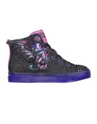 Skechers Pantofi sport mid-high cu aplicatii Twinkle Toes - Negru/Lila