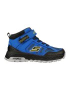 Skechers Pantofi sport mid-high cu finisaj rezistent la apa Fuse Tread Trekor - Negru/Albastru royal