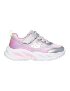 Skechers Pantofi sport S-Lights Cosmic Glow cu LED-uri - Roz pastel/Alb optic/Argintiu
