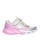 Skechers Pantofi sport S-Lights Cosmic Glow cu LED-uri - Roz/Verde lime/Argintiu