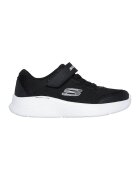Skechers Pantofi sport Skech-Lite Pro cu insertii de piele ecologica si velcro - Negru/Alb optic