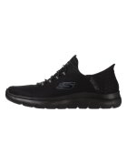 Skechers Pantofi sport slip-in cu logo Summits High Range - Negru