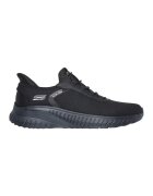 Skechers Pantofi sport slip-in din plasa si material sintetic Bobs - Negru