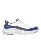 Skechers Pantofi sport Slip-Ins Cozy Fit cu aspect matlasat - Alb/Albastru inchis