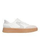 Skechers Pantofi sport slip-Ins cu garnituri din piele intoarsa Hotshot HI Lifted Luxe - Alb/Alb murdar