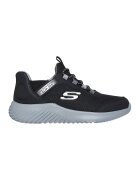 Skechers Pantofi sport slip-ins cu logo Bounder - Negru/Gri deschis