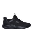 Skechers Pantofi sport slip-ins cu logo Bounder - Negru/Negru stins