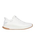 Skechers Pantofi sport Slip-Ins cu segmente de plasa si sintetice - Alb