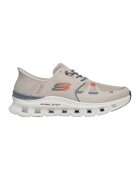 Skechers Pantofi sport slip-ins din material textil cu garnituri dinn material sintetic Glide Step Pro - Gri carbune/Maro taupe deschis
