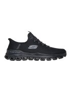 Skechers Pantofi sport slip-ins din material textil Glide-Step Noxus - Albastru prafuit/Negru stins