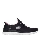 Skechers Pantofi sport slip-ins din plasa Summits Dream Chaser - Negru/Roz deschis
