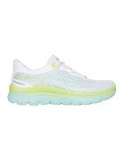Skechers Pantofi sport slip-ins din plasa Summits Plus Light Speed - Alb/Verde lime