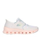 Skechers Pantofi sport slip-ins Glide Step Pro cu detaliu logo - Alb/Maro taupe deschis