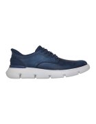 Skechers Pantofi sport Slip-ins® Garza Duran cu insertii din piele - Bleumarin