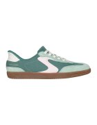 Skechers Pantofi sport Slip-ins® Hotshot cu detalii de piele intoarsa - Alb/Verde deschis