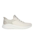 Skechers Pantofi sport slip-ins Sport Squad Chaos - Alb fildes/Alb murdar