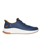 Skechers Pantofi sport Slip-ins™ Sport Squad de piele ecologica - Bleumarin