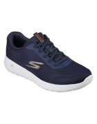 Skechers Pantofi sport slip-on de plasa cu aspect tricotat GOwalk 6 - Bleumarin