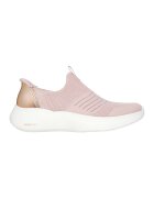 Skechers Pantofi sport slip-on de plasa - Roz prafuit
